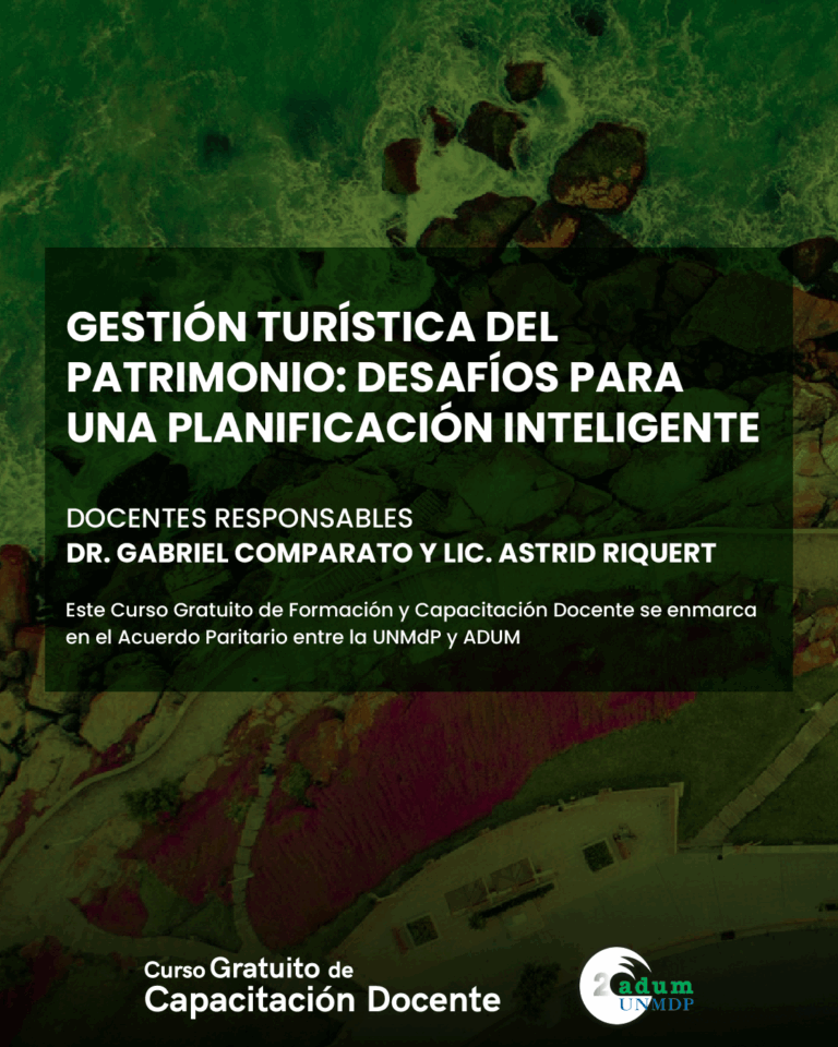 Curso gratuito: “Gestión Turística del patrimonio”