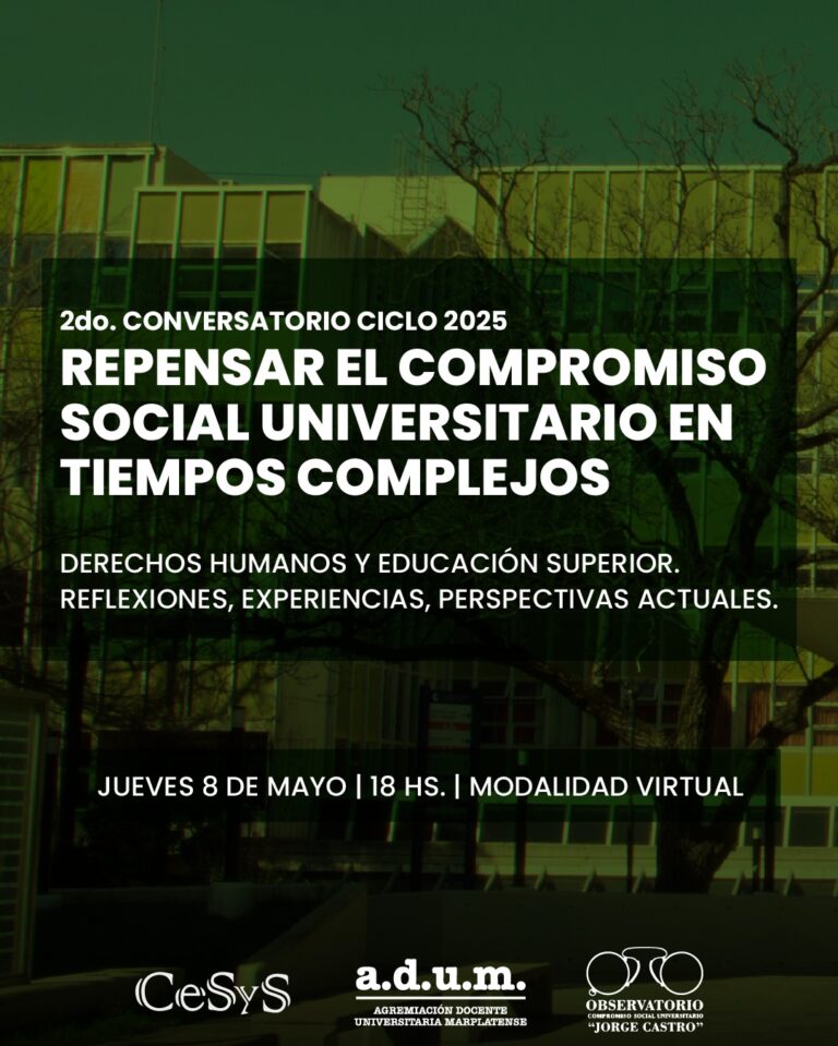2º Conversatorio ciclo 2025- Derechos humanos y educación superior