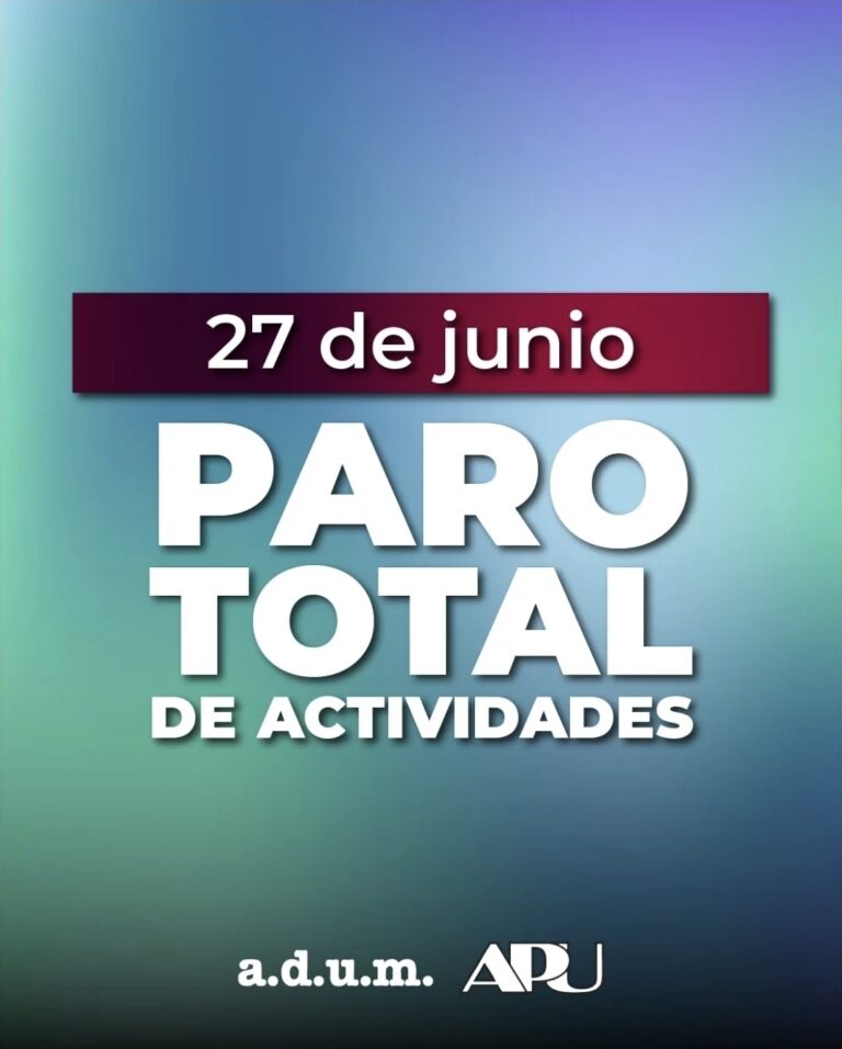 Asamblea Intercuerpos 26/6 y paro 27/6