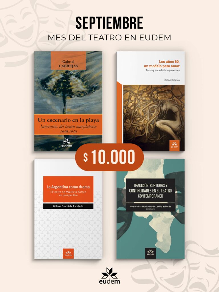 Promoción libros sobre teatro a $ 10.000