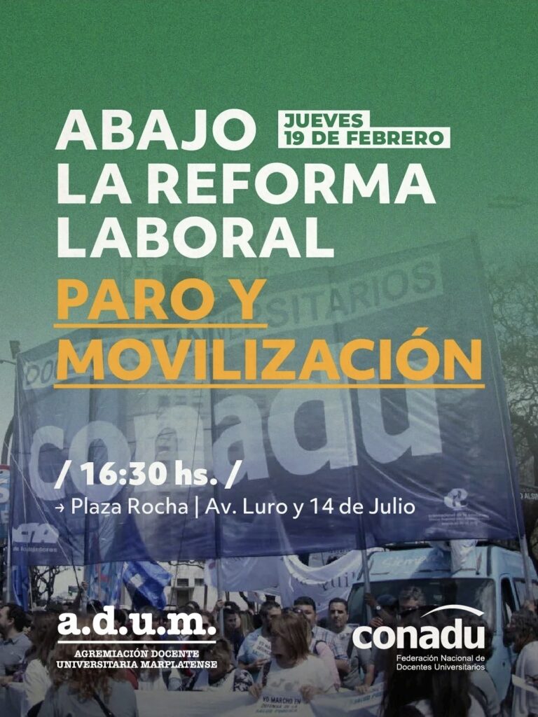 Abajo la reforma laboral. PARO Y MOVILIZACIÓN
