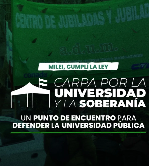 Carpa Universitaria: armado del cronograma