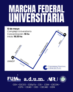 Recorrido Marcha Federal 12-05