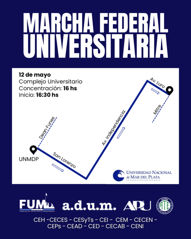Recorrido Marcha Federal 12-05