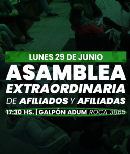 Asamblea Extraordinaria 29/06