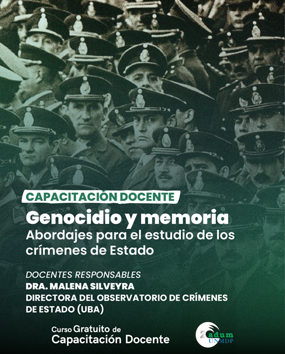 Nuevo curso gratuito de adum “Genocidio y Memoria”