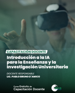 Nuevo curso de adum “Introducción a la IA para la docencia e investigación universitaria”