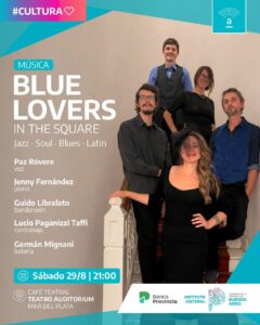Invitación presentación Blue Lovers