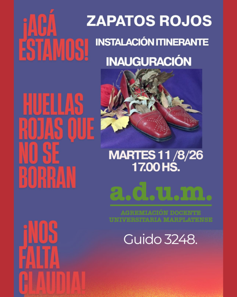 Invitación a la instalación itinerante “Zapatos Rojos”