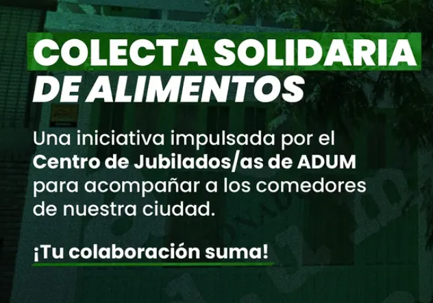 Colecta de alimentos no perecederos