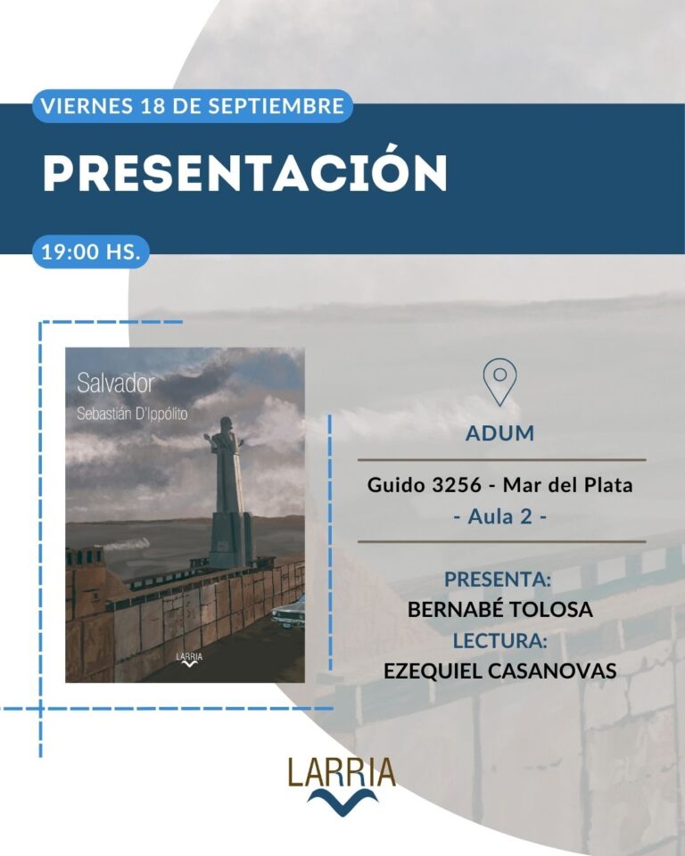 Presentación Libro “Salvador” en ADUM